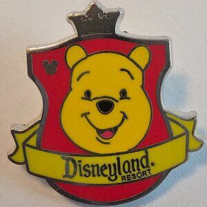 DISNEY Pin Trading ~ Disneyland Resort ~ Crest/Winnie The Pooh 5/5 ~ 2012